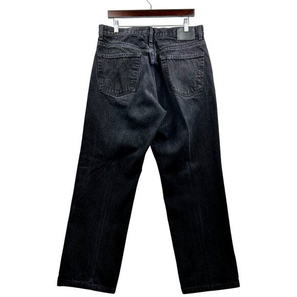 Harley-Davidson Black Denim Jeans Men’s 36x30 Classic Fit Biker Motorcycle Pants - Picture 2 of 7